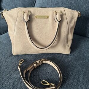 Michael Kors Beige Satchel Bag